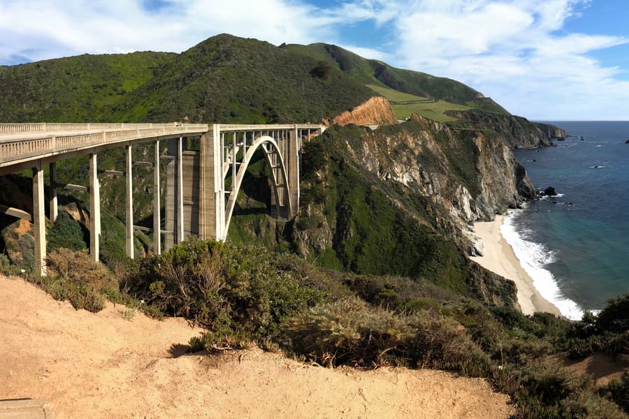 Bixby Bridge Overlook. Big Sur, California