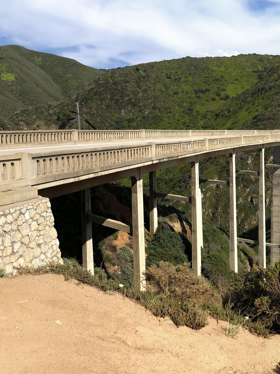 Bixby Bridge, Panel 1 of 4. Big Sur, California