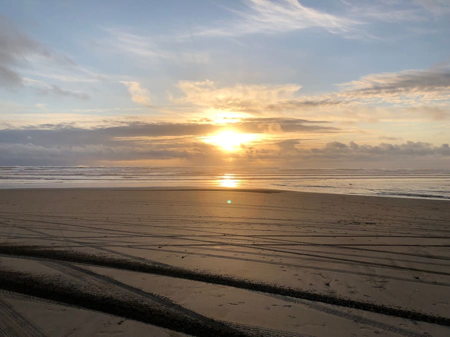 Last Light at Cape Kiwanda. Cape Kiwanda, Pacific City, Oregon