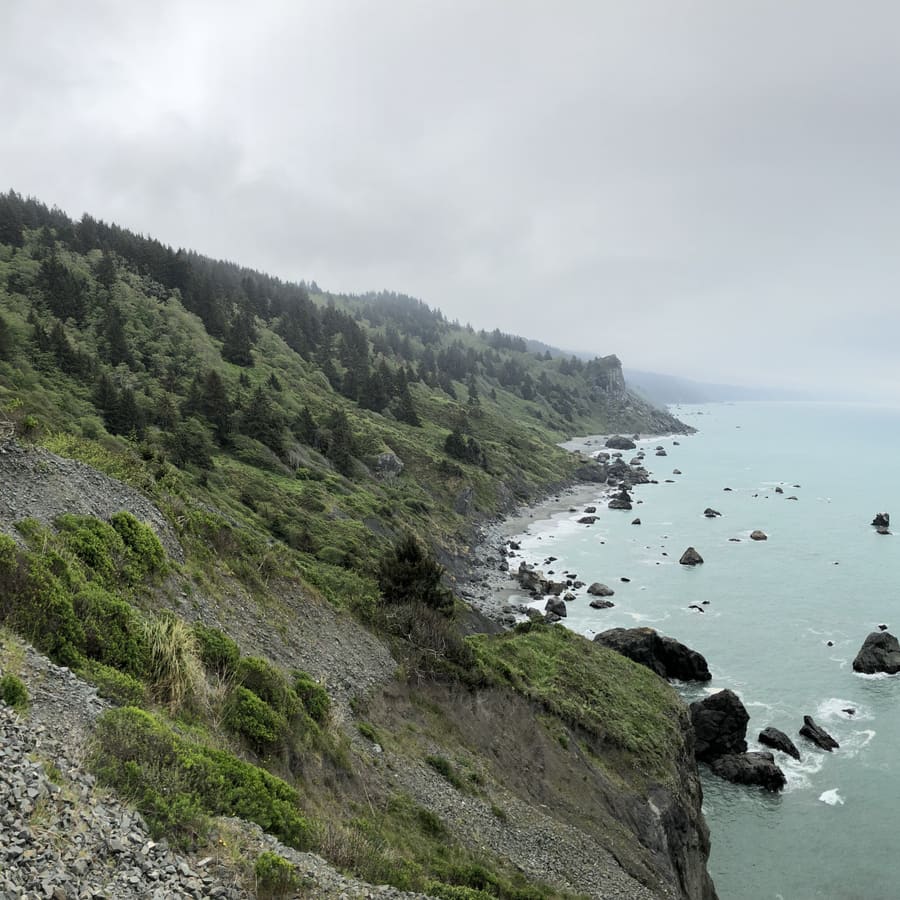 Coastal Cliffs, Panel 1 of 4. Big Sur, California