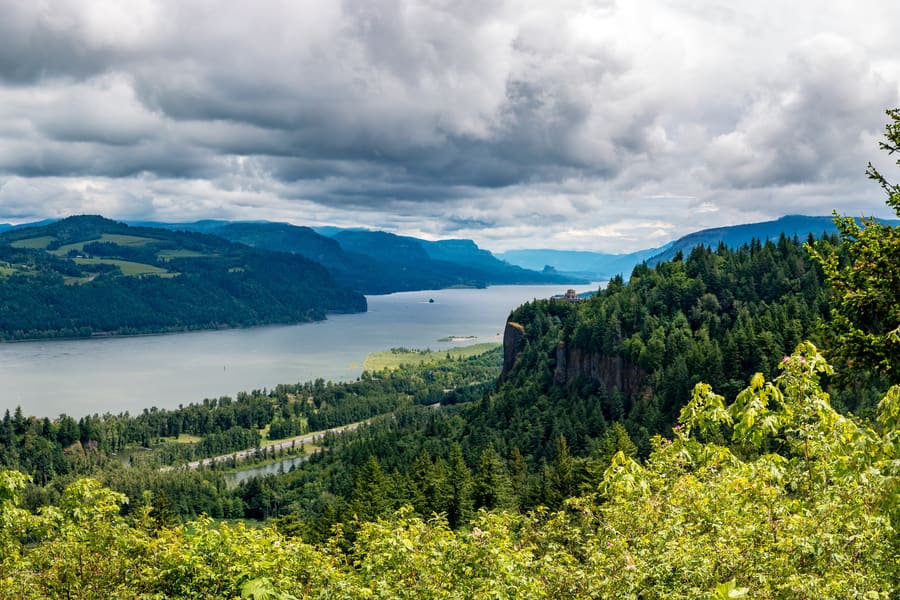 Crown Point, Columbia River Gorge. Crown Point, Columbia River Gorge, Oregon