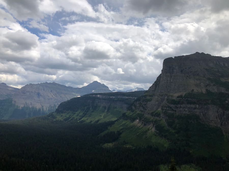Weather over Glacier. Glacier National Park, Montana