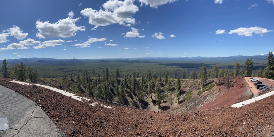 Lava Butte Crater Rim. Lava Butte, Central Oregon