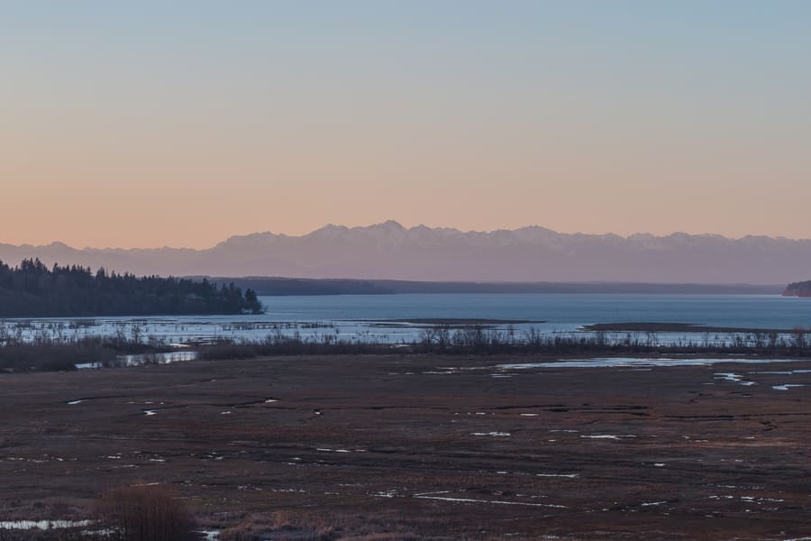 Puget Sound Sunset, Panel 3 of 5. Puget Sound, Washington