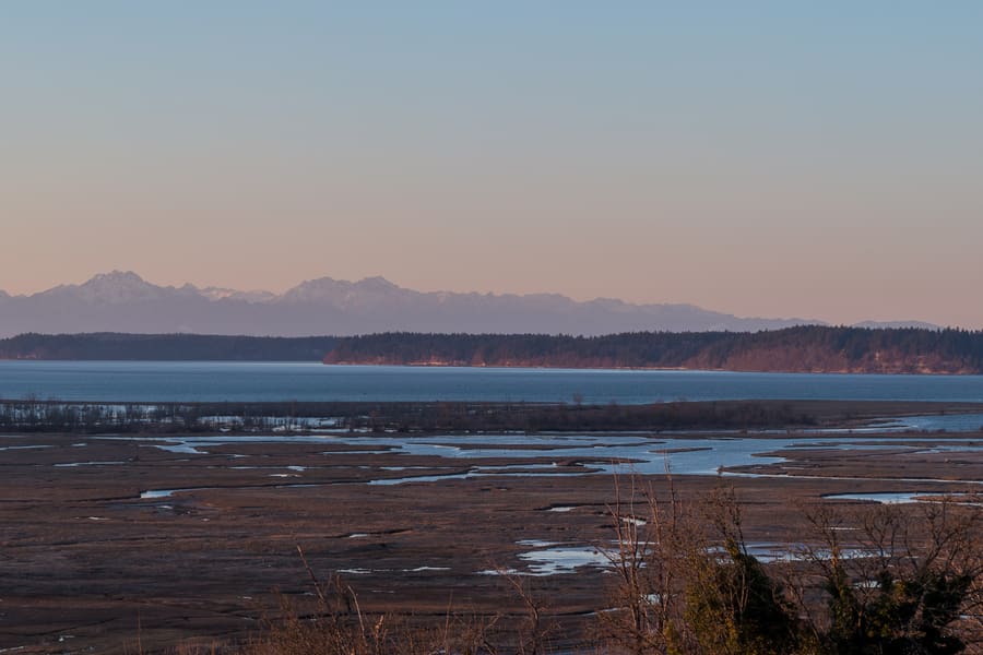Puget Sound Sunset, Panel 4 of 5. Puget Sound, Washington