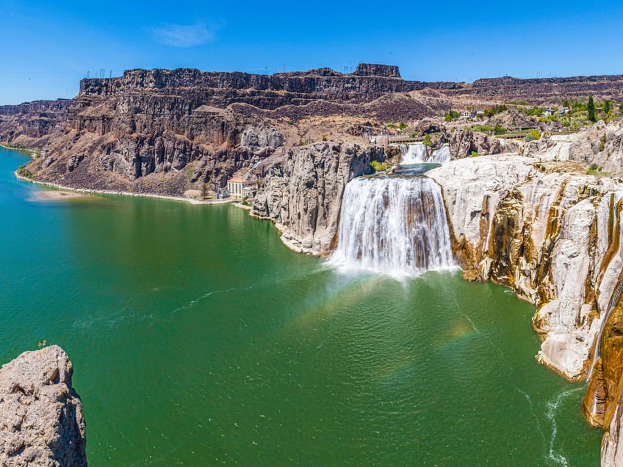 Above Shoshone Falls. Shoshone Falls, Twin Falls, Idaho