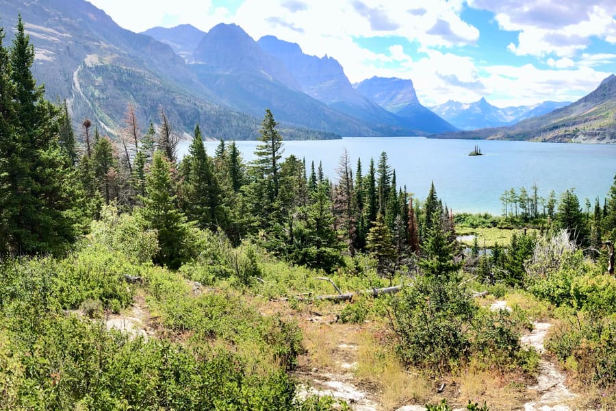 Wild Goose Island. St. Mary Lake, Glacier National Park, Montana